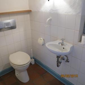 Ein Badezimmer in der Unterkunft Meisenhof