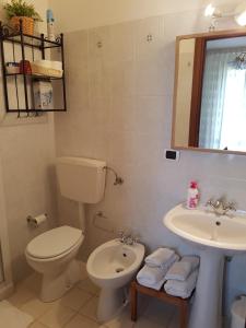 Koupelna v ubytování B&B La Casa Di Zefiro