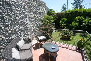 Ein Balkon oder eine Terrasse in der Unterkunft Hotel Villamare