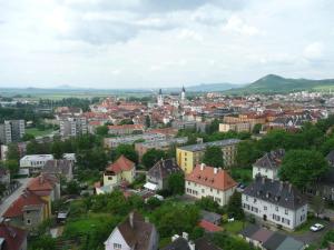 Vedere generală la Litoměřice sau o vedere a orașului de la acest hotel