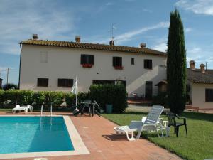 Bazén v ubytování Farmhouse in Pienza with Pool and Views nebo v jeho okolí