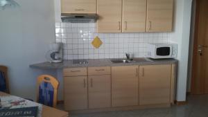 Kuchyňa alebo kuchynka v ubytovaní Roanerhof