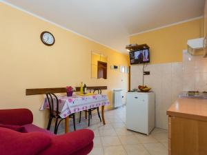 Kuchyň nebo kuchyňský kout v ubytování Apartments Davorka