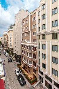 an overhead view of a street with buildings at Ferman Hilal Hotel-Special Category in Istanbul