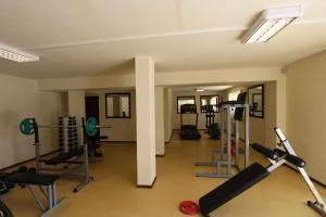 Fitness centrum a/nebo fitness zařízení v ubytování Asti Arthotel