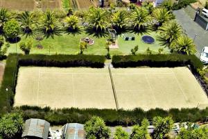 A garden outside Studio Pablo Finca Montimar