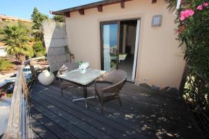A balcony or terrace at Studio Pablo Finca Montimar