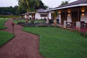 En have udenfor Ameg Lodge Kilimanjaro