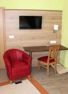 TV a/nebo společenská místnost v ubytování Hotel Freiensteinerhof Superior