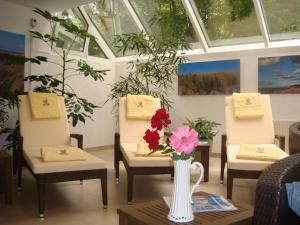 Χώρος καθιστικού στο Hotel Blinkfüer