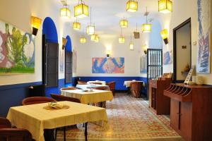 Ein Sitzbereich in der Unterkunft Hotel Casa de los Azulejos