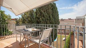 Balkón alebo terasa v ubytovaní Beach Penthouse