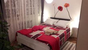 Posteľ alebo postele v izbe v ubytovaní Apartment Melon