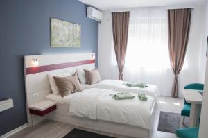 Postel nebo postele na pokoji v ubytování Apartmani Banja SPA