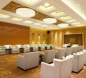 A seating area at Dahongpao Resort