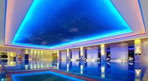 The swimming pool at or close to Dahongpao Resort