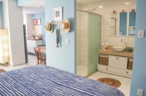 Phòng tắm tại Apartamento Solar Água 107