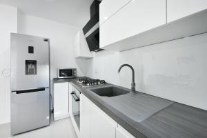 Küche/Küchenzeile in der Unterkunft Apartman Kresan