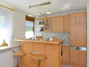 Küche/Küchenzeile in der Unterkunft Apartment in Eimelrod with Panoramic Views