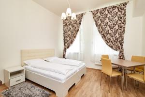 Voodi või voodid majutusasutuse Kasablanka apartments toas