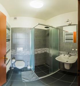 Ванна кімната в Penzion Harley Pub