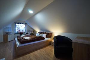 Postel nebo postele na pokoji v ubytování Bluestars Apartments