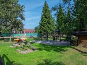 a park with a playground and a play structure at Flat in Herrischried Black Forest in Herrischried