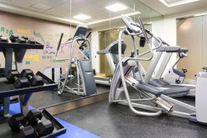 Fitness centrum a/nebo fitness zařízení v ubytování The Brooklyn