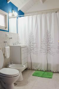 Koupelna v ubytování Casa Pocahullo