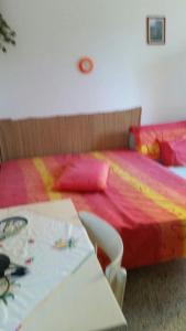 Viale Bari Apartmentにあるベッド