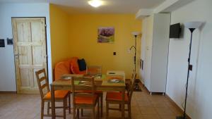 Posezení v ubytování Apartmán u Kočky