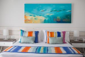Giường trong phòng chung tại Hotel Marqués del Mar