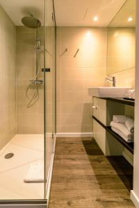 Koupelna v ubytování De Keyser Hotel