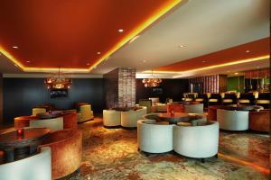 Uma área de estar em Megapolis Hotel Panama
