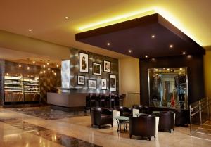 Uma área de estar em Megapolis Hotel Panama