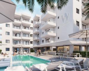 Bazén v ubytování White Apartments - Adults Only nebo v jeho okolí