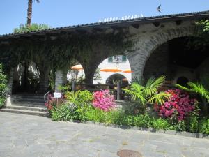 Vrt pred nastanitvijo Hotel Arcadia