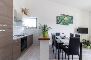 Kuchyň nebo kuchyňský kout v ubytování Green Oasis