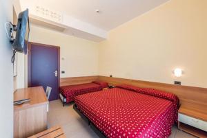 Postel nebo postele na pokoji v ubytování Hotel Flamingo