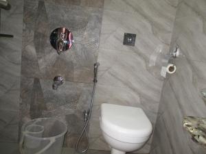 Koupelna v ubytování Hotel Sapna