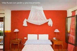 Cama o camas de una habitación en Villa Loma Linda