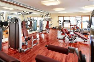 Fitness centrum a/nebo fitness zařízení v ubytování Hotel Konradin