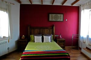 Casa Lugaré tesisinde bir odada yatak veya yataklar