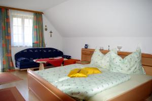 Postel nebo postele na pokoji v ubytování Appartement Grundner