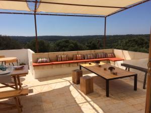 Balkon lub taras w obiekcie Agroturismo Turmaden des Capita