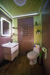 スキュネイザにあるForest House exclusiveのバスルーム(トイレ、洗面台付)