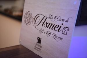 Certifikát, hodnocení, plakát nebo jiný dokument vystavený v ubytování la casa di asmei b & b Lucera