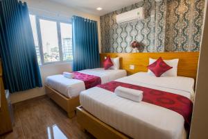 Postel nebo postele na pokoji v ubytování Ailen Garden 2 Hotel + 37 fotografií