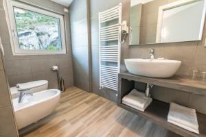 Baðherbergi á Albergo Garni Francesco