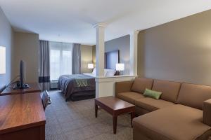 Μια τηλεόραση ή/και κέντρο ψυχαγωγίας στο Comfort Inn & Suites Zachary